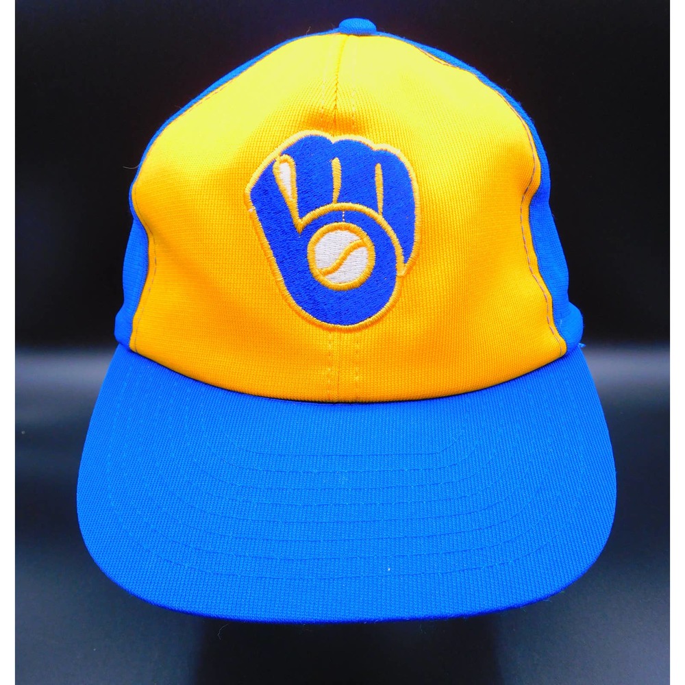 Vintage Milwaukee Brewers Snap Back Hat SuperCap